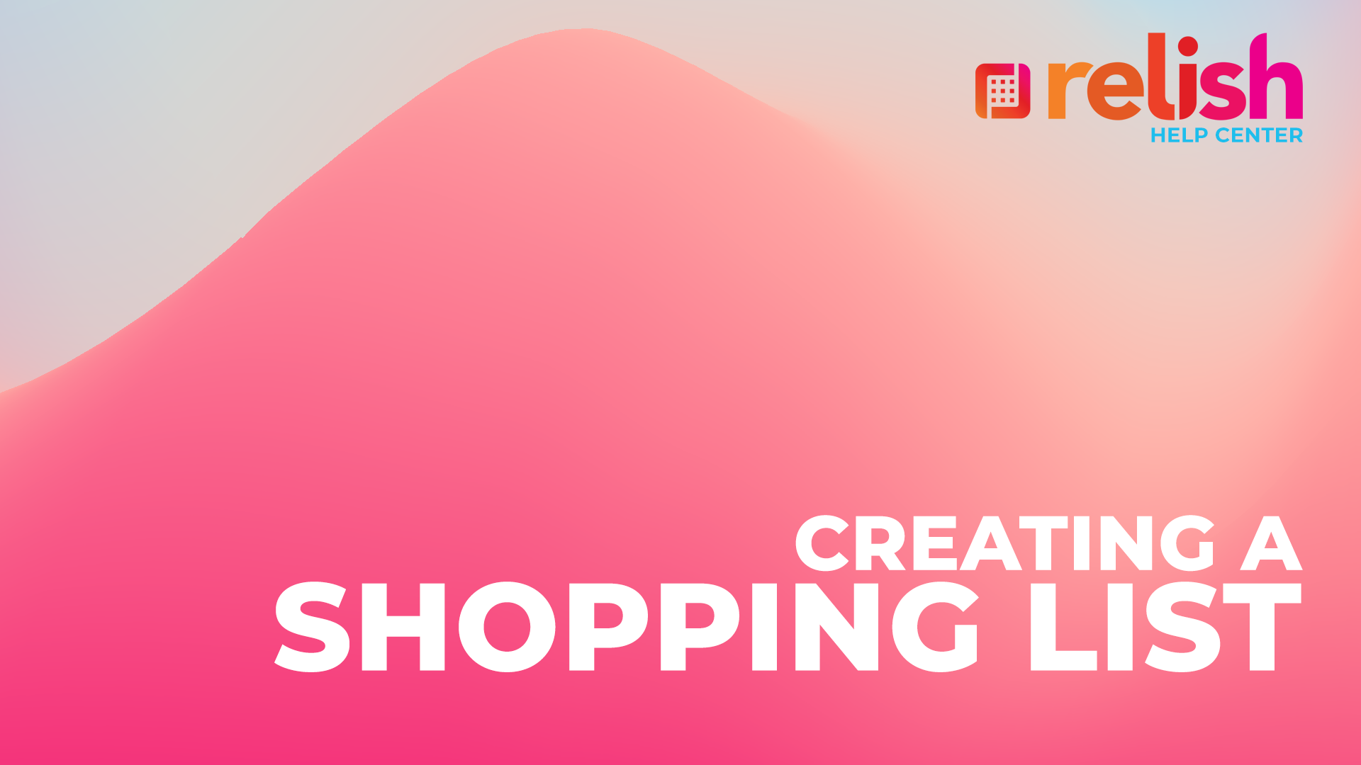 Example Of A Shopping List Pdf